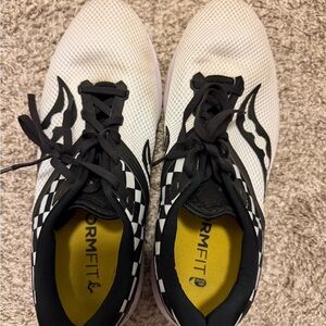 Saucony White and Black Athletic Shoes